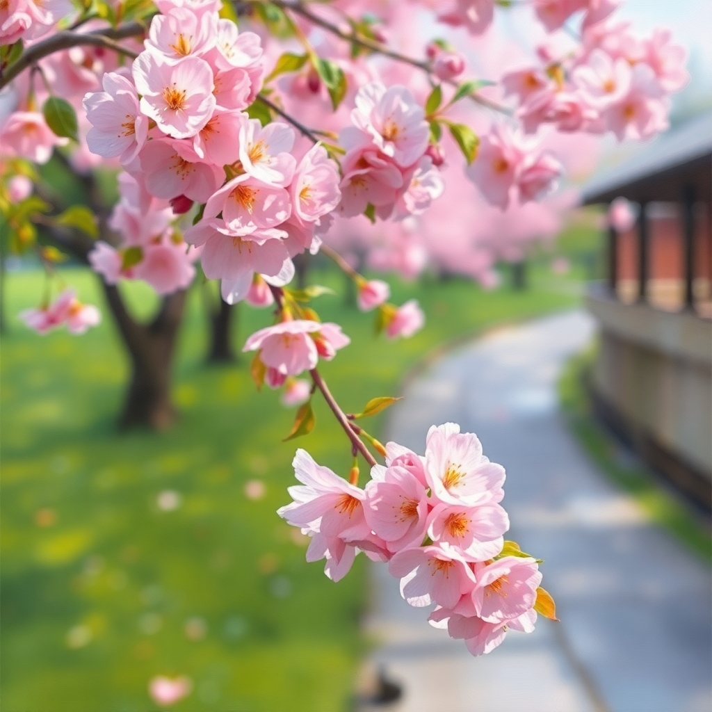 Cherry blossoms impressionist - Fireworks AI